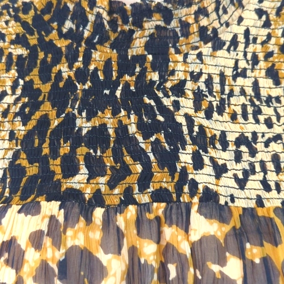 Free People Roma Animal-Print Top S - Picture 13 of 16